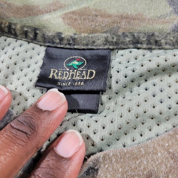 Redhead Shirt Mens 2XL Vented Camo Long Sleeve Hunting Outdoors Polyester - Picture 3 of 7